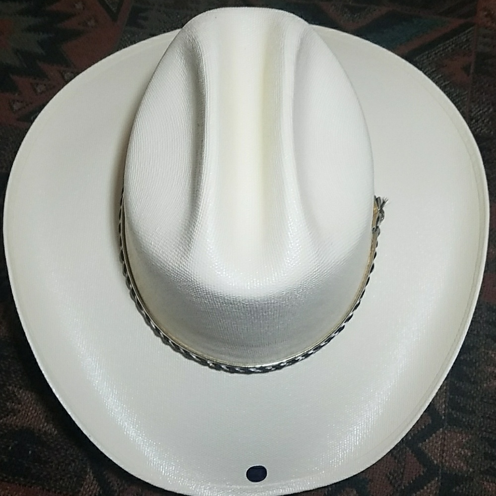 Canvas cream cowboy hat